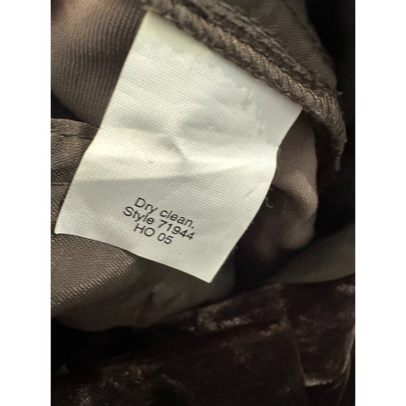 NWT  J. Crew Velvet City Fit Pants Relaxed Straight Leg Brown Size 16 Vtg Y2k - Picture 9 of 15